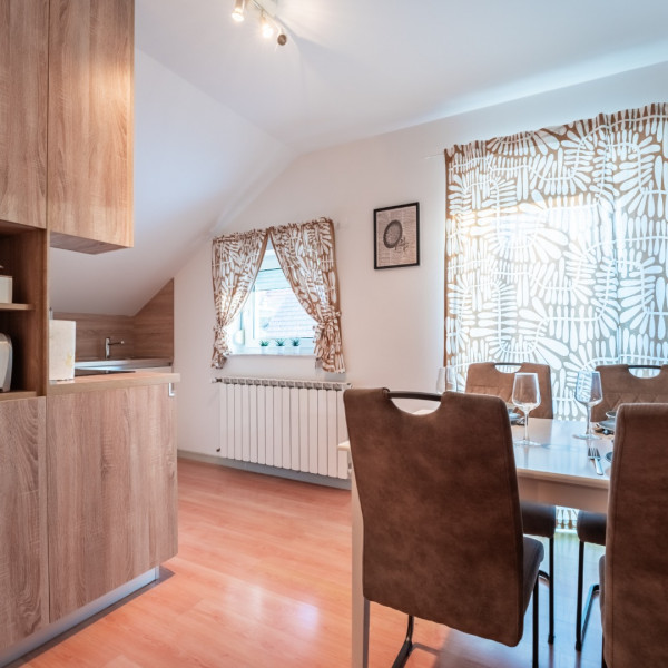 Küche, Apartmani Borik, Apartments Borik mit Wellness, Fitnessraum und Spielplatz, Bjelovar, Kroatien Bjelovar