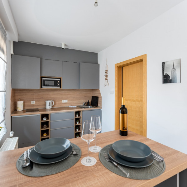 Kitchen, Apartmani Borik, Apartments Borik with wellness, gym, and playground, Bjelovar, Croatia Bjelovar